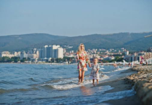 Complejos turísticos todo incluido en la playa en Bulgaria.