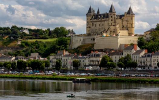 La magia del Castillo Real de Chinon en el arte